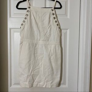 H&M Off-White Mini Dress